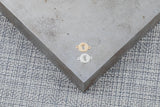 Baby Foot Print Connector Permanent Jewelry Connector or Charm- Intricate Detail - 14kt gold filled or Sterling Silver - Made in the USA