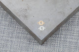 Baby Foot Print Connector Permanent Jewelry Connector or Charm- Intricate Detail - 14kt gold filled or Sterling Silver - Made in the USA