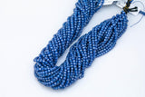 Sapphire Cubic Zirconia Zircon - Beads Full Strands-15.5 inches- 3mm- Nice Size Hole- Diamond Cutting-Nice and Sparkly-Faceted Cube