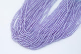 Tanzanite Cubic Zirconia Zircon - Beads Full Strands-15.5 inches- 3mm- Nice Size Hole- Diamond Cutting-Nice and Sparkly-Faceted Cube