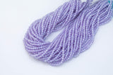 Tanzanite Cubic Zirconia Zircon - Beads Full Strands-15.5 inches- 3mm- Nice Size Hole- Diamond Cutting-Nice and Sparkly-Faceted Cube