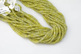 Olive Jade- High Quality in Roundel, 4mm, 6mm, 8mm- Full 15.5 Inch Strand-15.5 inch Strand Smooth Gemstone Beads