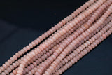 GORGEOUS MYSTIC Peach Silverite JADE Moonstone Color High Quality in Faceted Rondelle- 8mm-Full Strand 15.5 inch Strand
