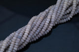 GORGEOUS MYSTIC Gray Silverite JADE Moonstone Color High Quality in Faceted Rondelle- 8mm-Full Strand 15.5 inch Strand