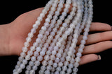 Clearish- Dragon Scale Agate- High Quality in Round,-Full Strand 15.5 inch Strand, 4mm, 6mm, 8mm, 12mm, or 14mm Beads