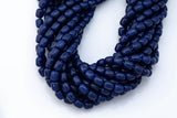 8x10mm Crystal Barrel -2 or 5 or 10 STRANDS- 16 Inch Strand- Dark Sapphire Blue