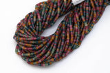 Multi Gemstone Heishi Discs Beads 2x4mm 3x6mm 15.5" Strand