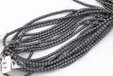 Hematite Barrel - 4x5mm - Very High quality