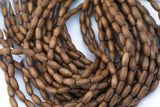 Wood Rice Shape Beads 7x14mm- 15 inches per strand