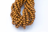 Wood Off Round Shape Beads 8mm- 15 inches per strand
