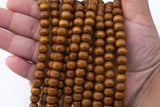 Wood Off Round Shape Beads 8mm- 15 inches per strand