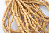Wood Rice Shape Beads- 15 inches per strand