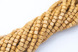 Wood Cube Shape Beads 8mm- 15 inches per strand