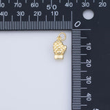kitchen gloves Pendant Charm 18K Gold PVD charms - Tarnish Resistant JJJ