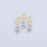 kitchen gloves Pendant Charm 18K Gold PVD charms - Tarnish Resistant JJJ