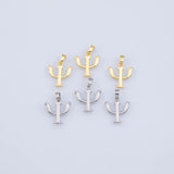 Psi Charms 15x15mm Greek Letter Psychology White Gold Charm 18K Gold PVD charms - Tarnish Resistant JJJ