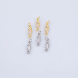 18K Gold PVD Sea horse seahorse charms - Tarnish Resistant JJJ
