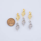 Sea Shell Conch charms - Tarnish Resistant JJJ