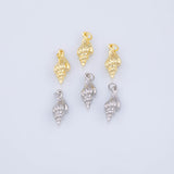 Sea Shell Conch charms - Tarnish Resistant JJJ