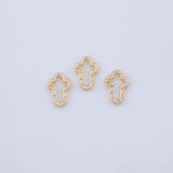 Cross charms - Tarnish Resistant JJJ