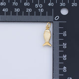 Fish charms - Tarnish Resistant JJJ