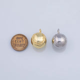 Large Baseball charms - Tarnish Resistant JJJ