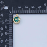CZ charms pendant - Tarnish Resistant JJJ