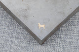 Bore Goat Show Goat connector - sterling silver or gold filled- permanent jewelry word connectors- charm, pendant,