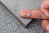 Baby Foot Print Connector Permanent Jewelry Connector or Charm- Intricate Detail - 14kt gold filled or Sterling Silver - Made in the USA