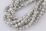 Ceramic Volleyball Beads Real Porcelain Beads Smooth Round Beads 12mm 15.5"