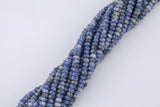 Natural Sodalite Jasper Beads Roundel - High Quality in Smooth Saucer Roundel, 3x6mm Flat Rondel 15.5 Inches Roundel 3x6mm