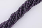 Amethyst Purple Crystal - High Quality in Roundel, 6mm, 8mm- Full 15.5 Inch Strand-15.5 inch Strand Smooth Crystal Beads