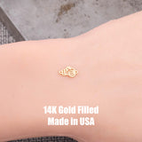 Boxing Gloves Connector 14K Gold Filled Permanent Jewelry Connectors 925 Sterling Silver 14K GF connectors charm, pendant