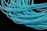 Ocean Blue - High Quality in Roundel, 6mm, 8mm- Full 15.5 Inch Strand-15.5 inch Strand Smooth Crystal Beads