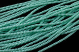 Soap Ocean Blue - High Quality in Roundel, 6mm, 8mm- Full 15.5 Inch Strand-15.5 inch Strand Smooth Crystal Beads