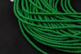 Evergreen - High Quality in Roundel, 6mm, 8mm- Full 15.5 Inch Strand-15.5 inch Strand Smooth Crystal Beads