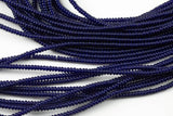 Sapphire Blue- High Quality in Roundel, 6mm, 8mm- Full 15.5 Inch Strand-15.5 inch Strand Smooth Crystal Beads