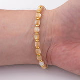 Natural Mother of Pearl Bracelet 7.5" Length Bracelet