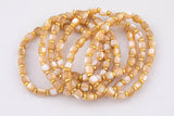 Natural Mother of Pearl Bracelet 7.5" Length Bracelet