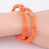 Natural Coral Bracelet 7.5" Length Bracelet