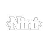 Nini nini connector - Permanent Jewelry Connector 14K Gold Filled 925 Sterling Silver Connectors Made in USA