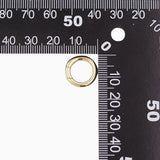 18k Gold PVD Carabiner Push Clasp round carabiner clasp high quality tarnish resistant 10mm 13mm 15mm 18mm