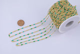 Umbre Enamel Chain for Permanent Jewelry by Yard, pvd Stainless Plating Wholesale bulk Roll Chain Jewelry
