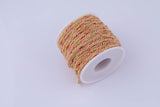 Umbre Enamel Chain for Permanent Jewelry by Yard, pvd Stainless Plating Wholesale bulk Roll Chain Jewelry