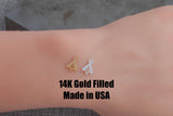 Baseball connector 14K Gold Filled Permanent Jewelry Base Ball and Bat Sports - sterling silver or gold filled permanent jewelry connector