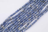 Natural Sodalite Jasper Beads Roundel - High Quality in Smooth Saucer Roundel, 3x6mm Flat Rondel 15.5 Inches Roundel 3x6mm