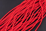 4mm Red Roundel Heishi Beads - High Quality Full 15.5 Inch Strand - 15.5 inch Strand Smooth Crystal Beads