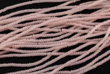 Peach Blush- High Quality in Roundel, 6mm, 8mm- Full 15.5 Inch Strand-15.5 inch Strand Smooth Crystal Beads