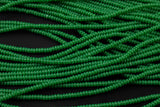 Evergreen - High Quality in Roundel, 6mm, 8mm- Full 15.5 Inch Strand-15.5 inch Strand Smooth Crystal Beads