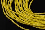 Yellow - High Quality in Roundel, 6mm, 8mm- Full 15.5 Inch Strand-15.5 inch Strand Smooth Crystal Beads
